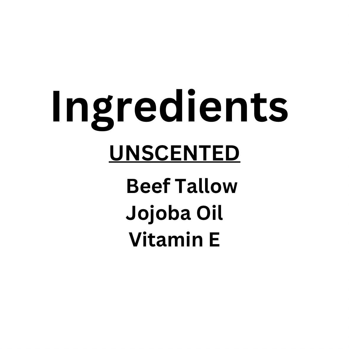 Unscented Tallow